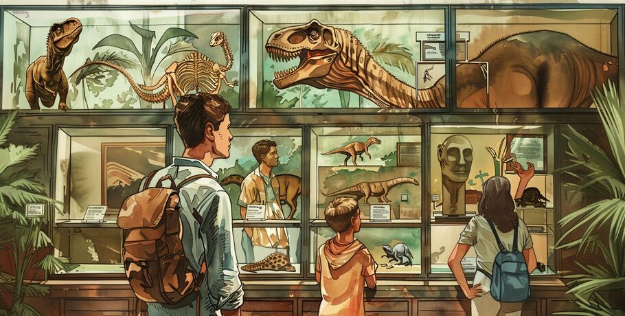 Динозаврами "болело" всё моё поколение: как детская мечта привела в Пушкинский музей