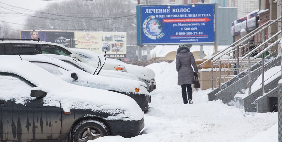 Омская мэрия получила представление за плохую уборку снега