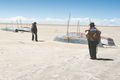 В Боливии полностью обмелело второе по величине озеро