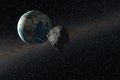 Прошлой ночью рядом с Землёй пролетел астероид размером с небоскрёб