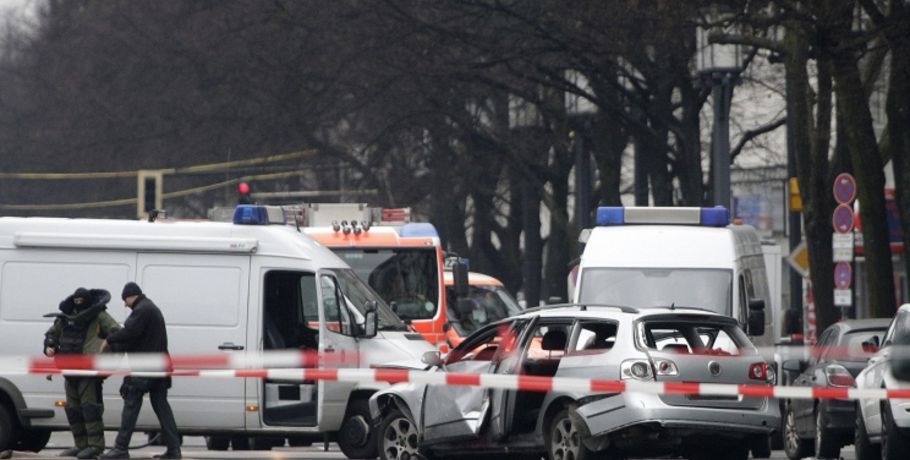 В Берлине взорвался автомобиль