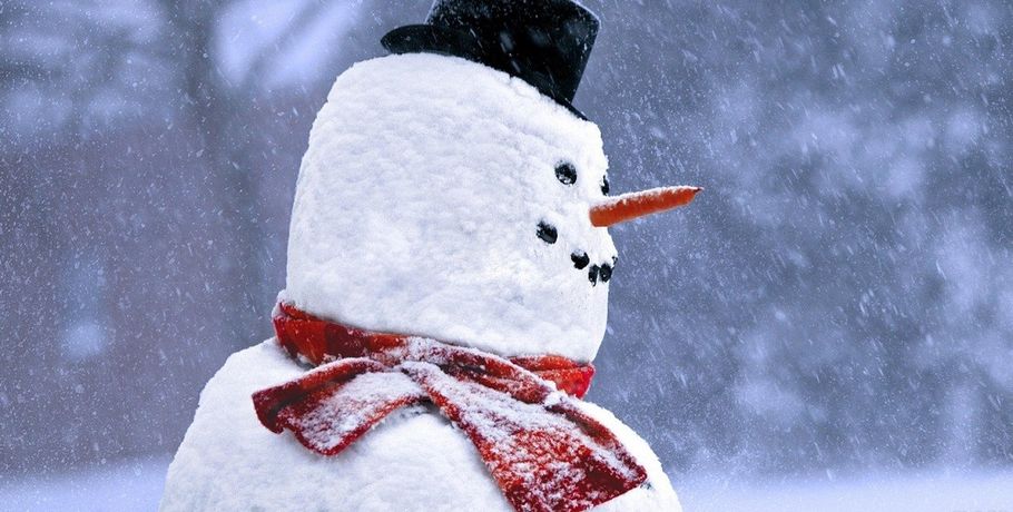 Красноярцы отметили 9 Мая лепкой снеговиков