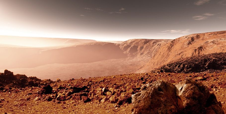 Чудовищные цунами сформировали ландшафт Марса