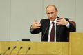 Путин проводит депутатов Госдумы
