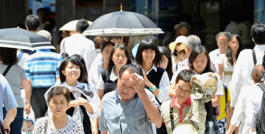 Аномальная жара в Японии привела к смерти 14 человек