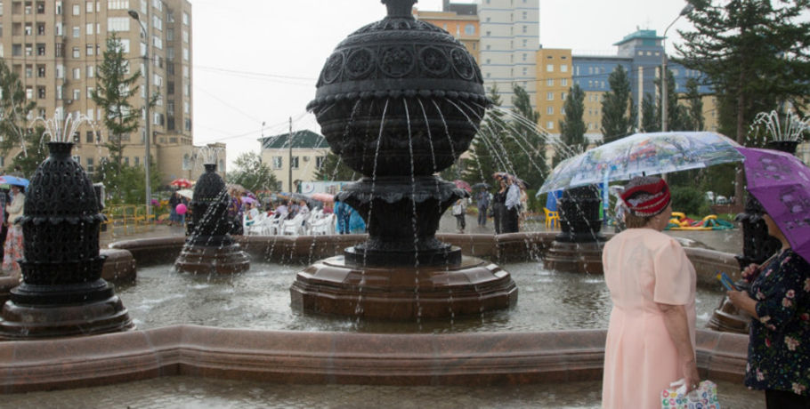 В омских фонтанах "добыли" килограммы мелочи
