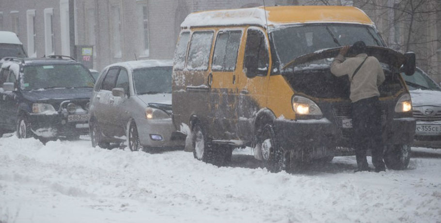 Ночной снегопад в Омске побил 60-летний рекорд