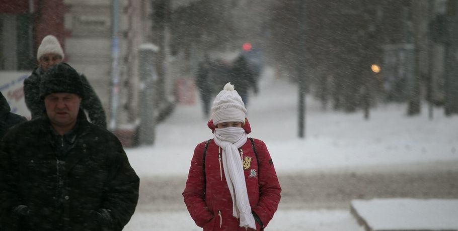 Омские школьники остались дома из-за аномального мороза