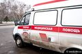 В центре Омска маршрутка врезалась в машину скорой помощи