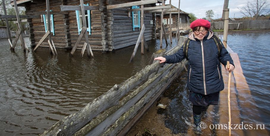 Зима обещает Омской области высокий паводок