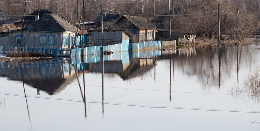 В шести населённых пунктах Омской области реки поднимутся в паводок до максимума