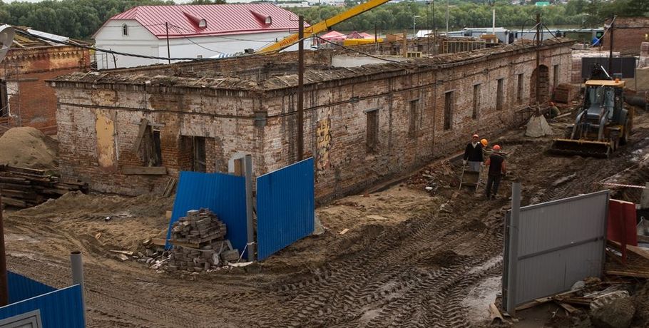 В Омской крепости завершили реконструкцию первого здания под коммерцию