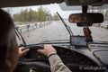 На затопленной трассе Омск - Тюмень ограничили скорость движения