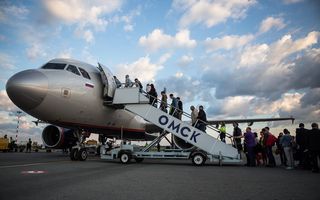 В Омске задержали вылет самолёта в Москву