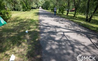 В Омске заасфальтировали 222 тротуара