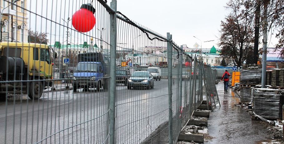 Строители предупредили о перекрытии улицы Ленина