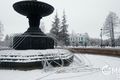 В Омске начали оформлять светодиодный фонтан за полмиллиона рублей