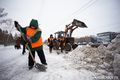 За ночь из Омска вывезли больше трех тысяч тонн снега