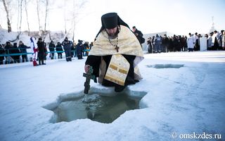 В Омской области к Крещению подготовили 40 купелей