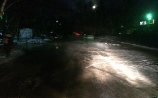 В Омске снова затопило улицу Волгоградскую