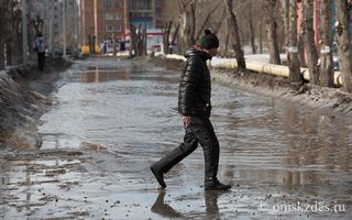 В Омске снег начнет таять в середине марта