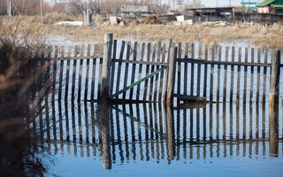 В Омской области затопило деревню Сибиляково