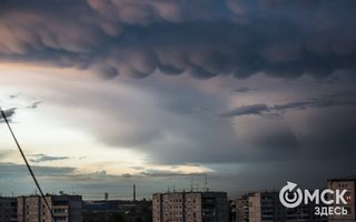 Ураганный ветер из Свердловской области надвигается на Омск