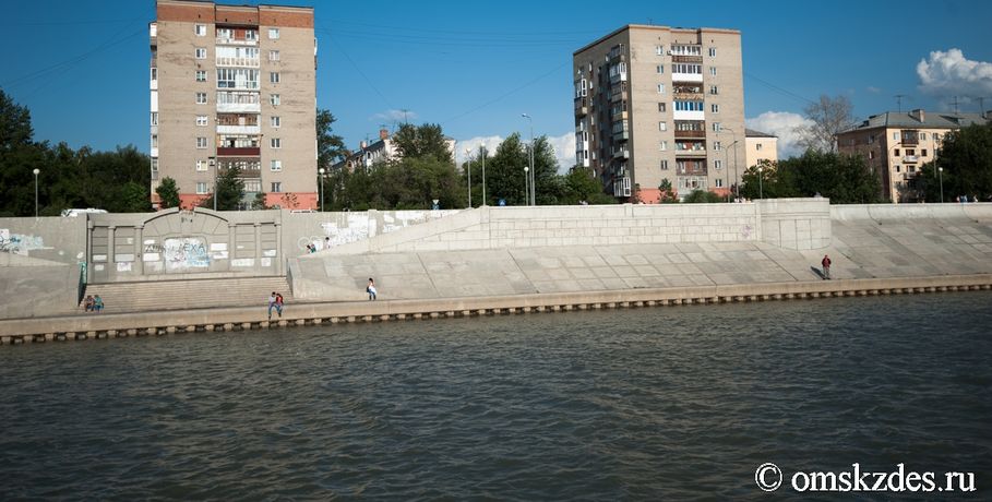 Обвалившуюся в Омске Иртышскую набережную восстановят до конца недели