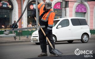 Омские водители срывают график ремонта дорог
