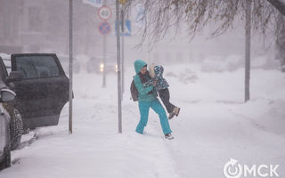 Омских водителей предупреждают об опасных снежных заносах