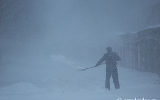 В Омской области один человек погиб в снегопад