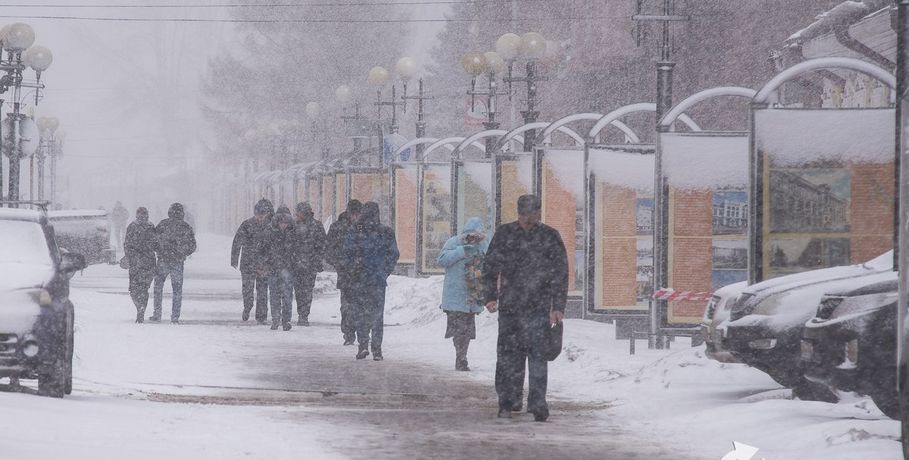 В Омской области на выходных ожидается резкое похолодание и снег