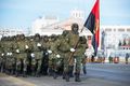 Военные из Анголы и Конго поздравили омичей на Соборной площади