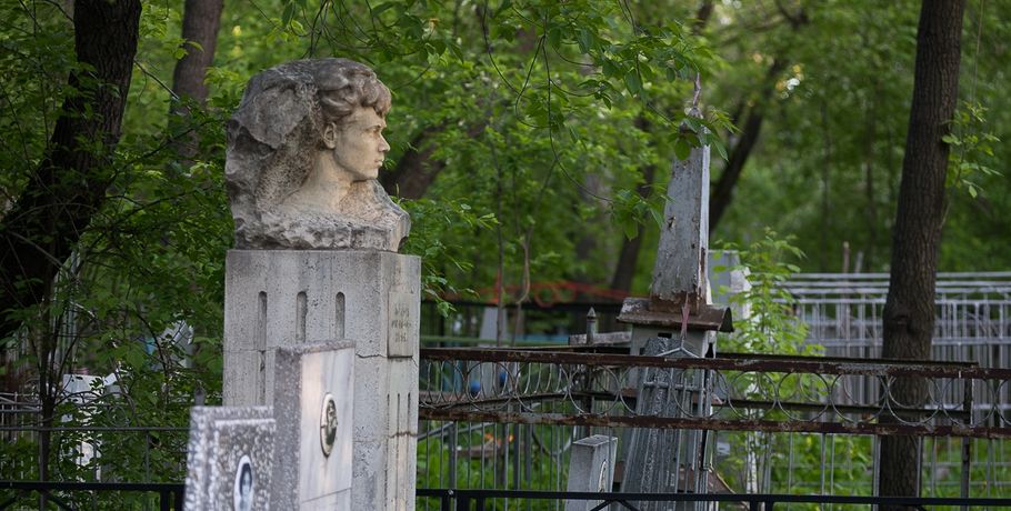 На омских кладбищах потравили клещей и почистили туалеты