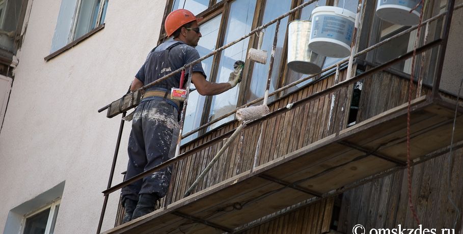 Омские дома ремонтируют рекордными темпами