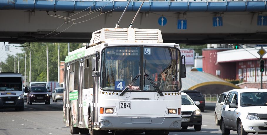 В День города жители Омска увидят необычный троллейбус