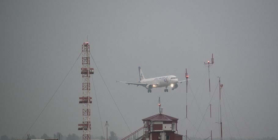 Из-за тумана летевшие в Новосибирск самолёты приземлились в Омске