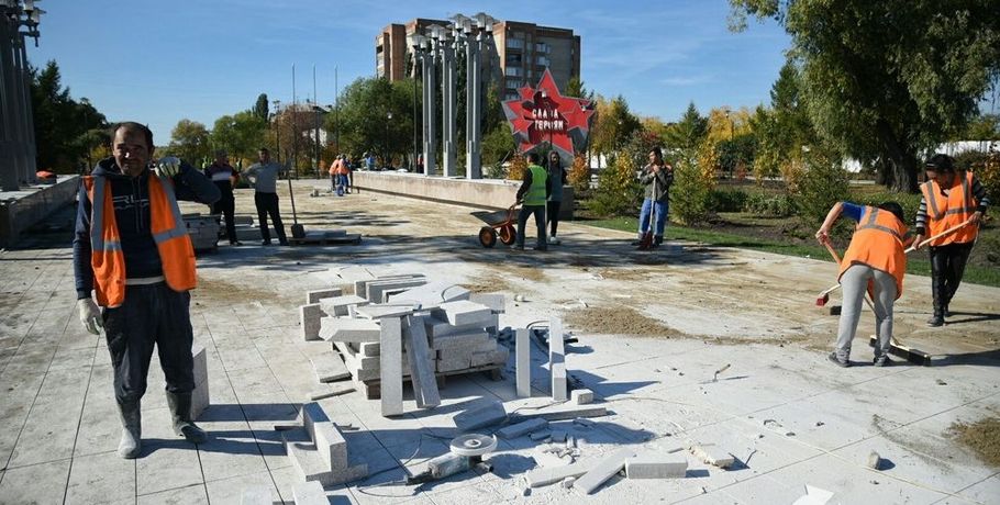 Памятник-звезда переедет с бульвара Победы в другой район Омска
