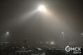 Омских водителей предупреждают о густом тумане