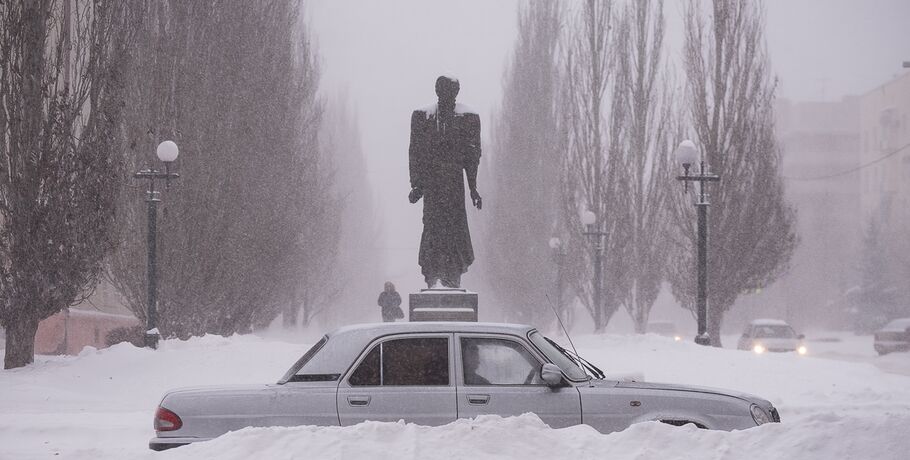 В Омске выпало рекордное количество снега