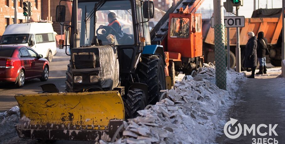 На уборку снега в Омске выделили лишь 37 % от необходимой суммы