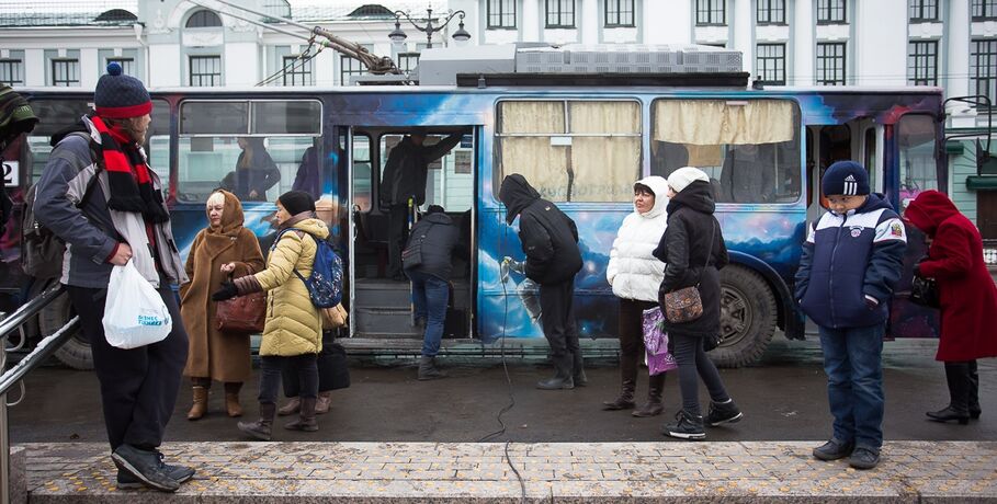 Омичи собрали на ремонт троллейбусных сетей более 100 тысяч рублей
