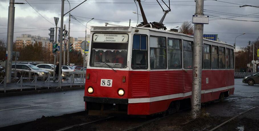 В Омске заменят износившиеся трамвайные пути