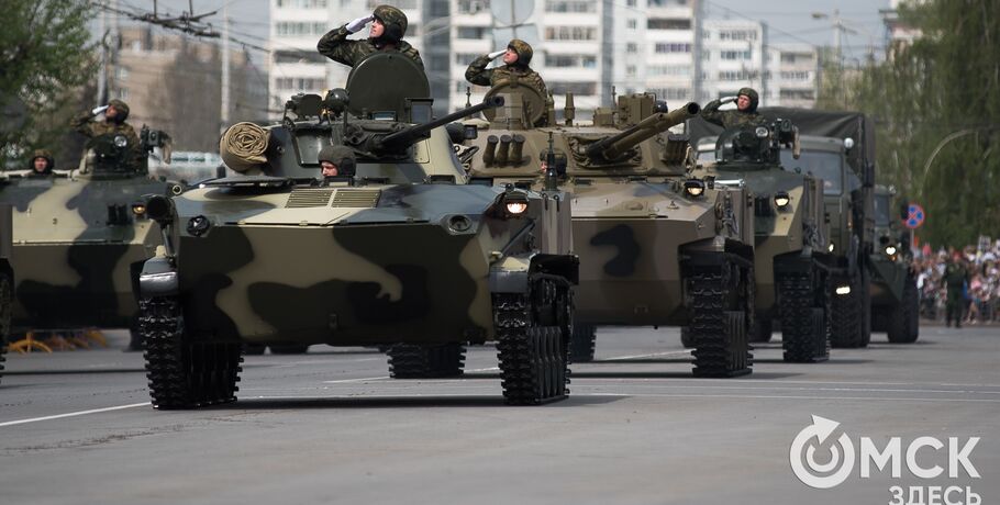К параду 9 Мая в Омск привезут башмаки для танков