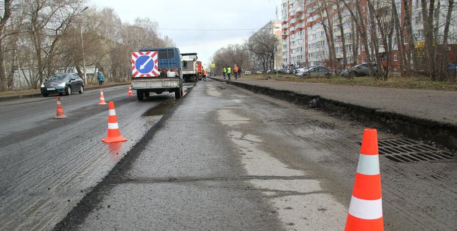 В Омске отремонтируют 25 км дорожного полотна