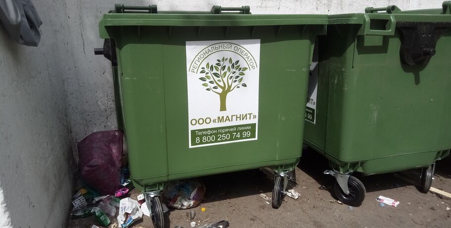 В частном секторе Омска появятся дополнительные контейнеры для мусора