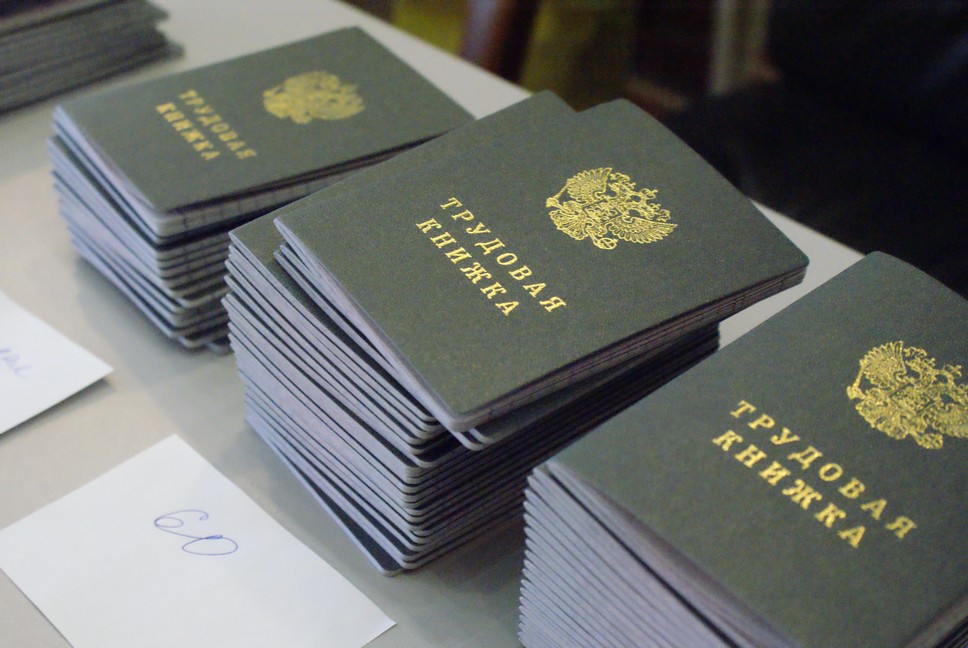 С января россиянам перестанут выдавать бумажные трудовые книжки - Общество