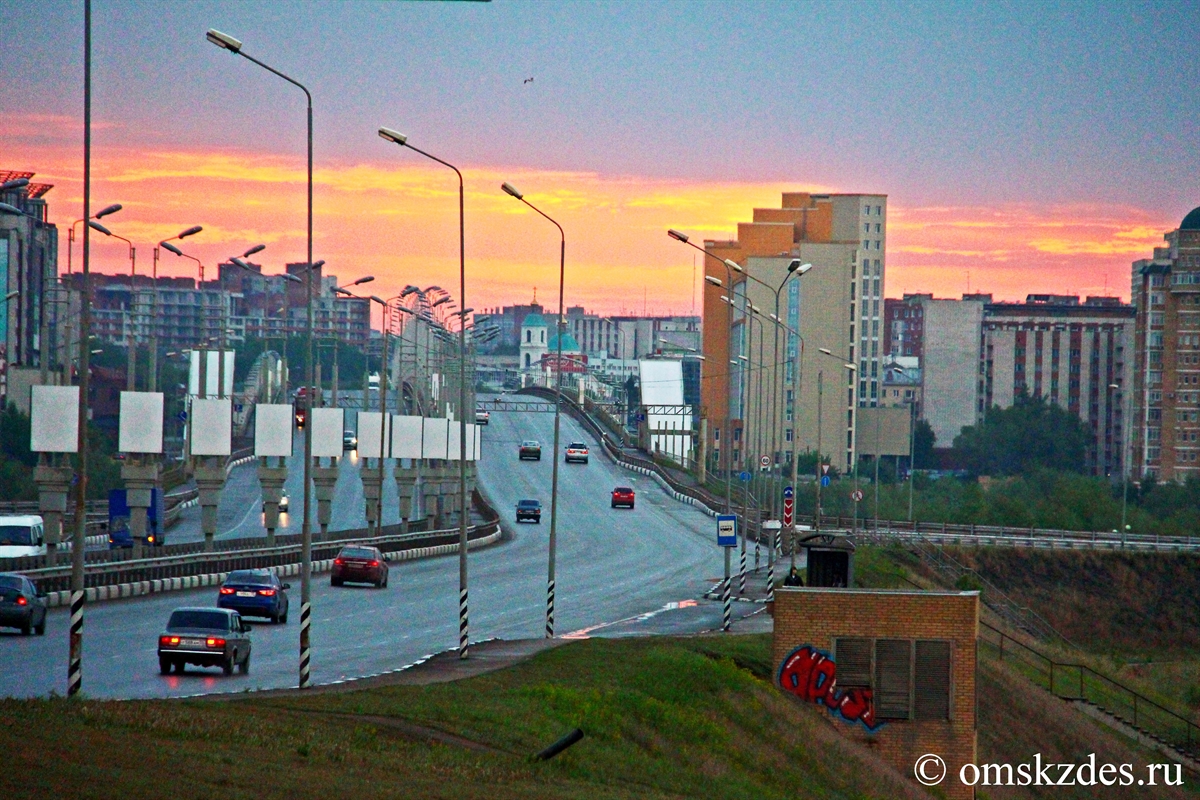 Омск левый берег фото