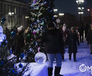 Центр Омска превратят в большой новогодний турмаршрут с ёлками и арт-объектами