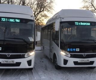 В Омске по двум городским маршрутам вышли новые автобусы на метане